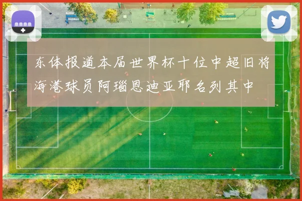东体报道本届世界杯十位中超旧将海港球员阿瑙恩迪亚耶名列其中